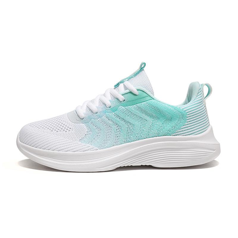 Sneakers women's 2025 spring and summer new breathable fly-woven mesh casual running shoes women's non-slip and wear-resistant walking shoes