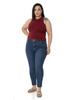 Women's Style Big Size Body Plus Size Halter Neck Mink Body With Draped Front And Sides