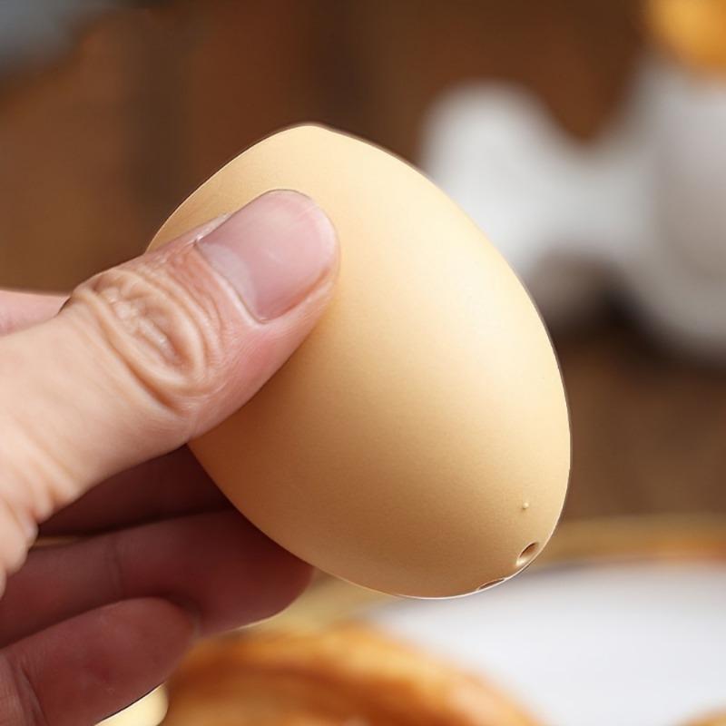 Egg Shaped Ceramic Flavoring Utensils Creative Ceramic Kitchen Household Eggs Grid Practical Kitchen Tools Seasoning Jar Bottles