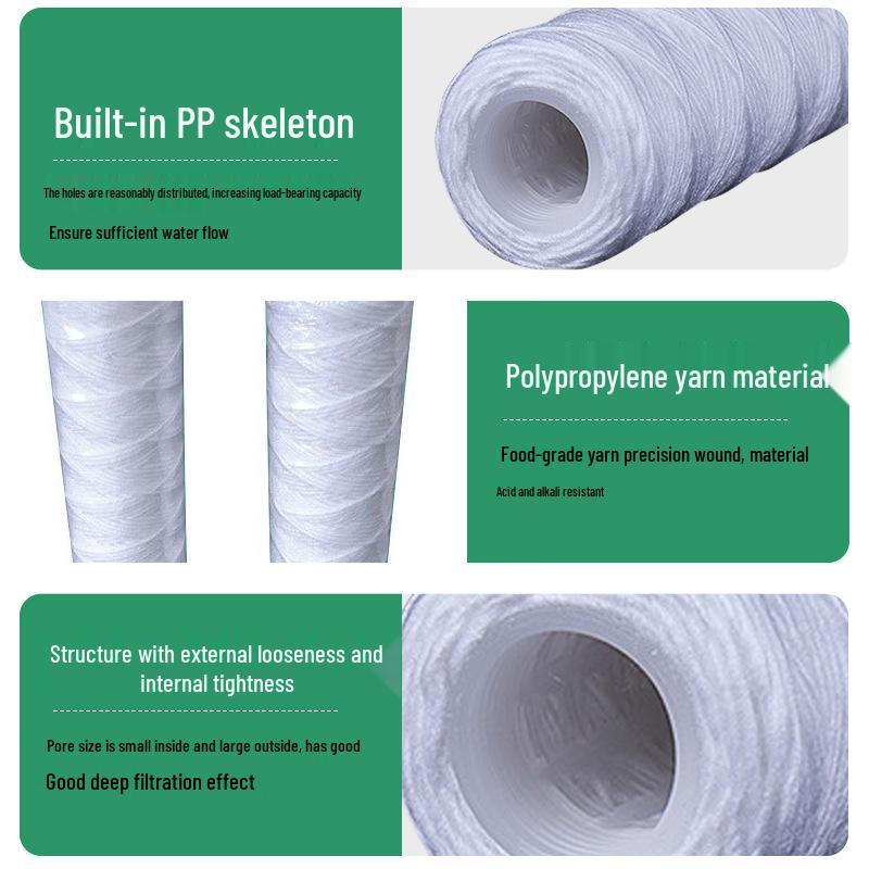 30-inch Industrial Water Purifier Cotton Core Filter for Ultrafiltration & Microporous Coalescing