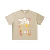 260 GSM Double Yarn 32 Count 100% Cotton One Punch Man V1 Saitama Print Unisex Heavy Cotton T Shirt