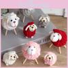 Christmas Festive Tabletop Tree Decor Felt Sheep Modern Design Parties Holiday
