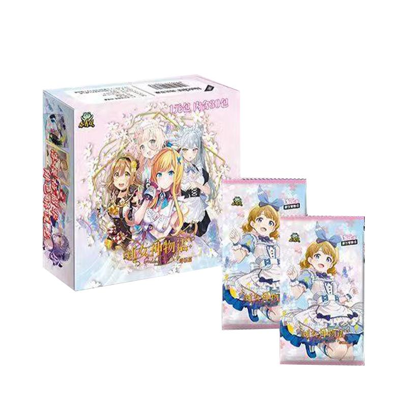 2025 Neue Göttinnen-Geschichten-Sammlung Karte Anime Spiele Mädchen-Party Badeanzug TCG Booster Box Spielzeug und Hobbys Geschenk