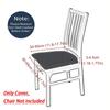 1/4 Pcs Solid Color Elastic Cushion Cover Washable and Detachable Protective Chair Cover