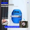 CYKVUD1 For Jeep Car Door Lock Protective Cover Stainless Steel Rust Proof Decoration Cherokee Patriot Liberty Wrangler JK JL Commander
