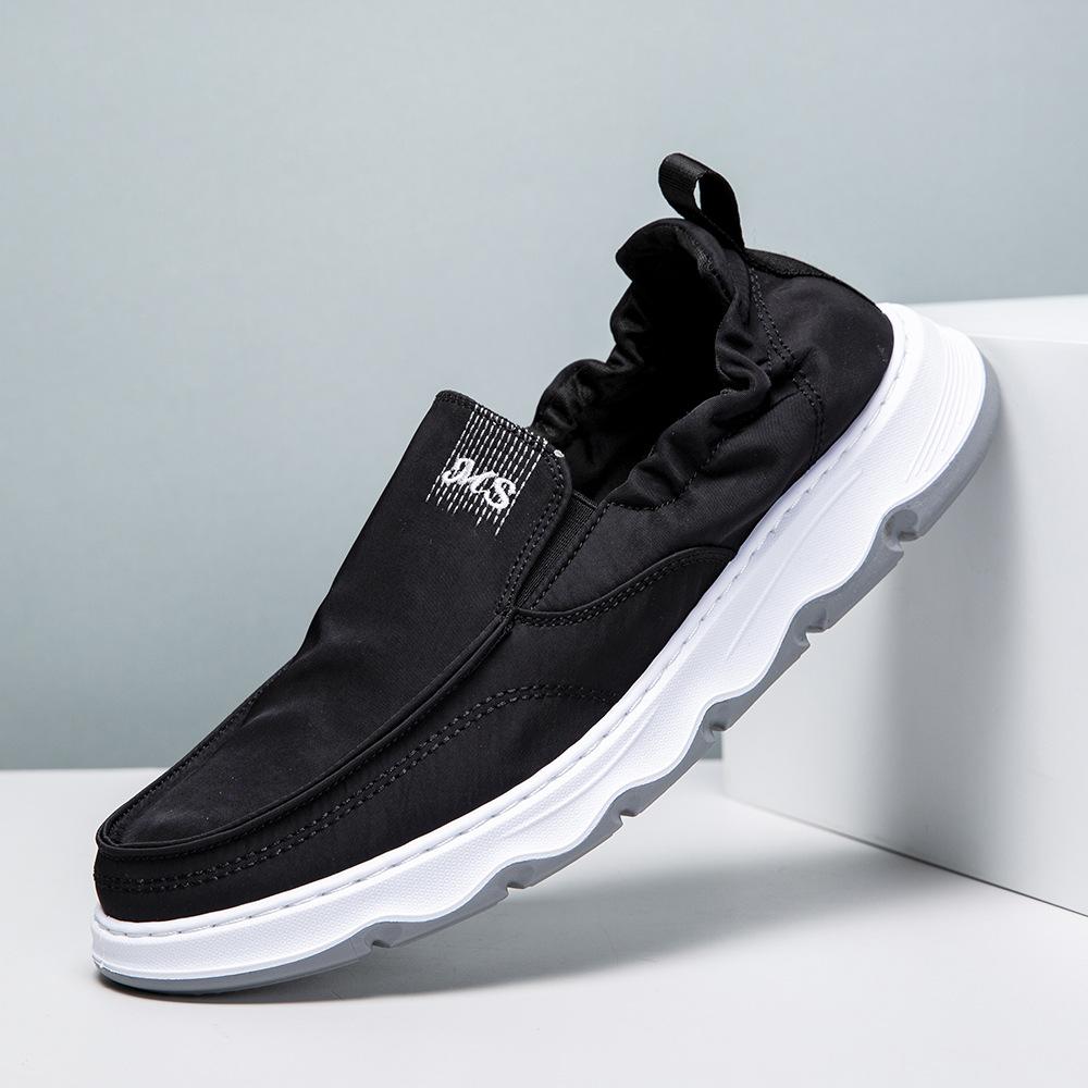 

Модная повседневная обувь для мужчин. Мужские туфли для вождения. Легкие амортизирующие мужские туфли для ходьбы. Удобные мужские туфли. 39 чёрный