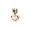 Pandora Shine Future Seed Charm Gold/Silber Damen Stil 768668C01