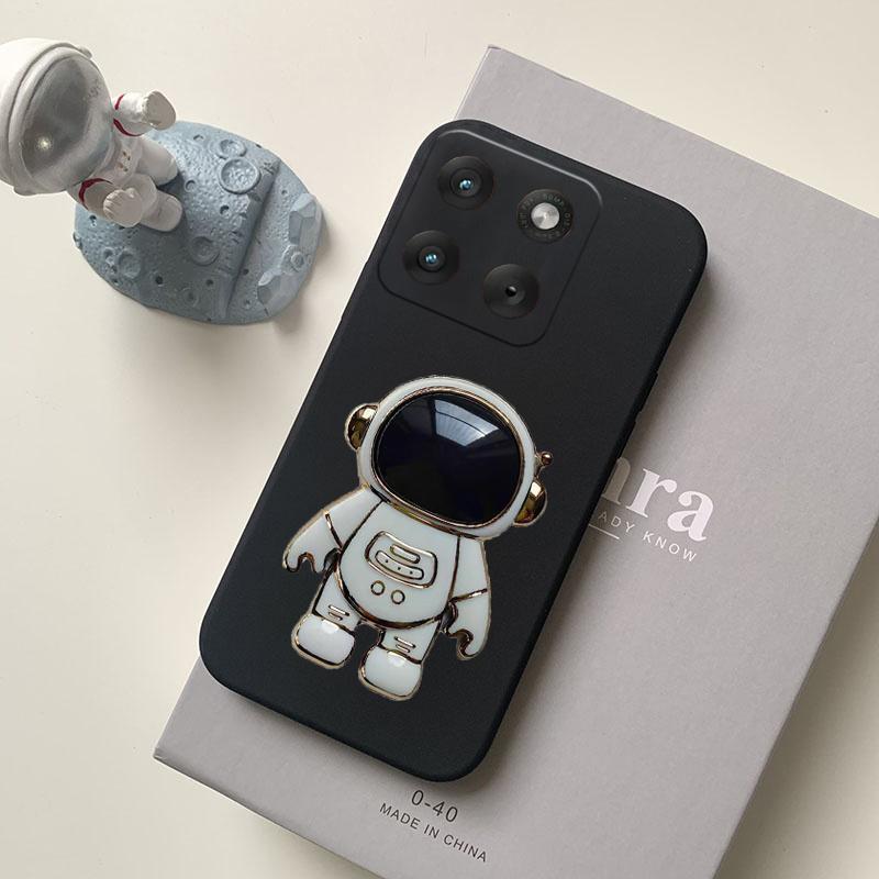 For Moto X70 Air Edge 70 Case Fashionable Cartoon Astronaut Stand Dustproof Smooth For Motorola Edge 70 X70 Air Back Cover
