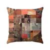 Creative Colorful Oil Painting Landscape Digital printing short plush pillow covers for car sofa office cushion cover home goods