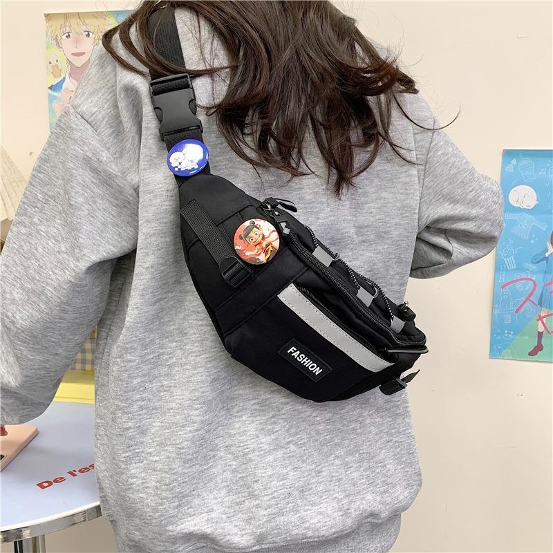 New oblique span bag men's personalized premium breast bag outdoor backpack fanny pack sports shoulder women's mobile phone bag small satchel