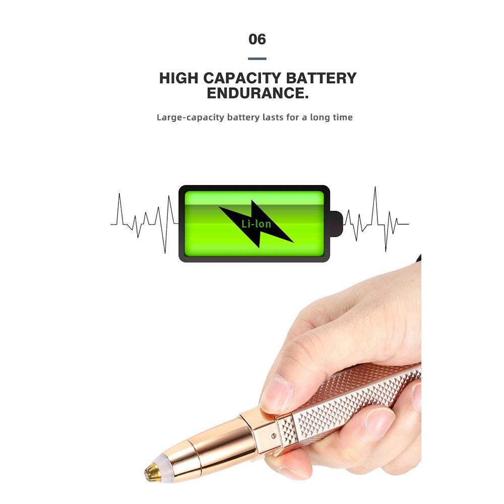 4 In 1 Electric Eyebrow Shaver Makeup Tool Painless Eye Brow Epilator Mini Shaver Razors Facial Hair Remover Tool Women Depilator USB Rechargeable