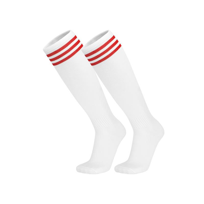 Striped Thigh-High Football Socks for Children & Adults - Lightweight, Professional Sports Socks