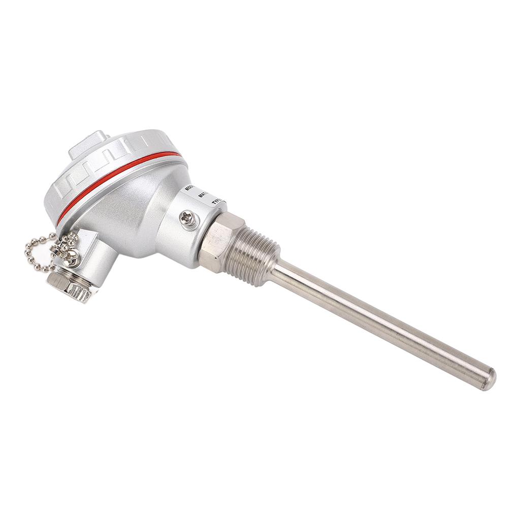 K Type Thermocouple Temperature Sensor Probe 10 X 100mm PT1 2in Thread Thermocouple Terminal Head