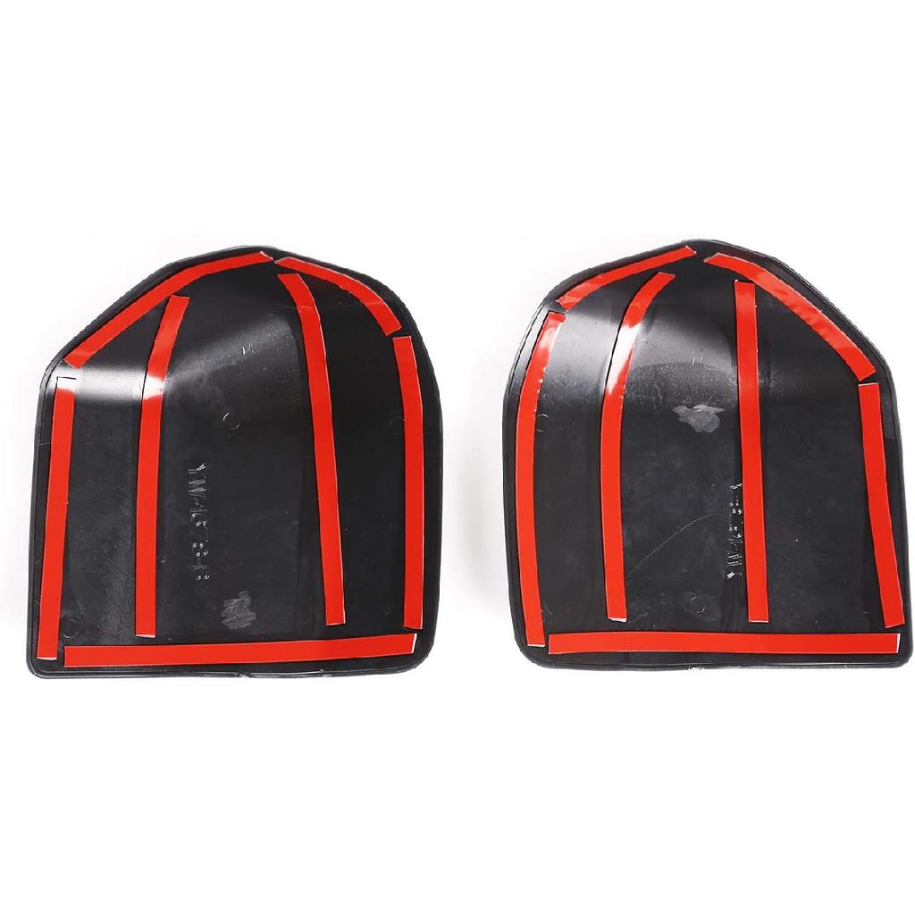 ABS Black Body Anti-scratch Protection Cover Trim Kit for Land Rover Defender 110 2020 Accessories (Rearview mirror)