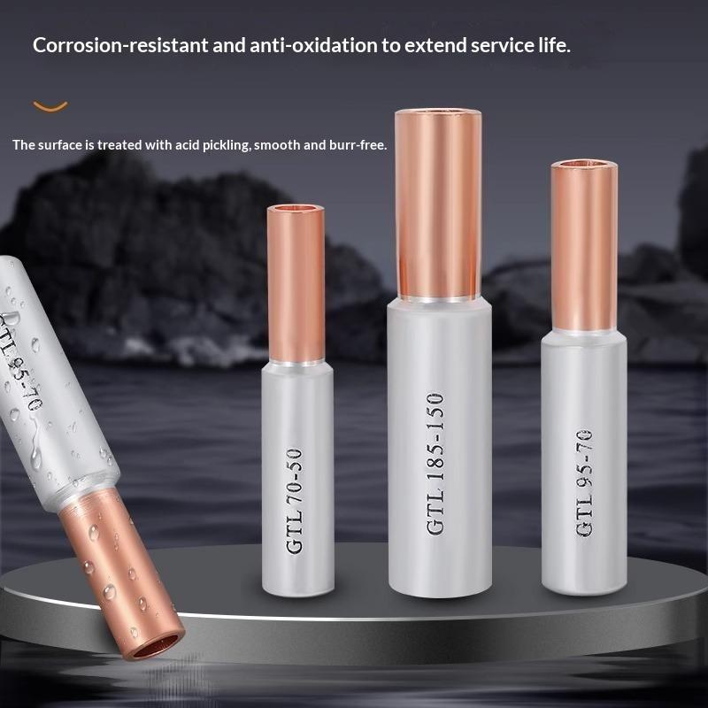 Compression Copper Aluminum Cu-Al Tube Bimetallic Crimp Terminal Cable Wire Connector Splice Sleeve Lug Ferrule Gtl Series