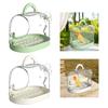 Travel Bird Cage Multipurpose Easy Carrying with Handle Visible Window Parrot