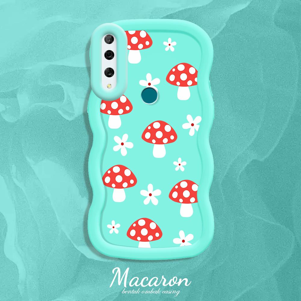 

Окрашенный узор Big Wave Edge Мягкий силиконовый материал Macaron чехол для телефона противоударный защитный резиновый чехол для iPhone Huawei Honor Infinix Tecno Tecno Pova 6 Neo синий