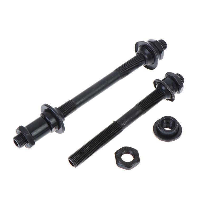 1/2Pcs Bike Hub Shaft Mountain Bike Hollow Quick Release Steel Hub Axle Bike Modification Accessories