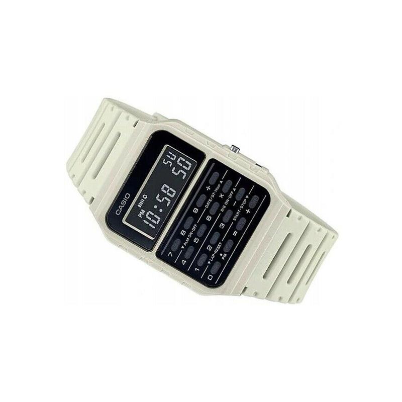 Casio YOUTH Serie-Digitaler Taschenrechner Retro-Taschenrechner Multifunktions-Wasserdichtes Quarzwerk Harzarmband Japanische und Koreanische Uhr CA-53WF-8B