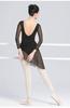 Women's Long Sleeve Square Neck Dancewear Ballet Latin Gymnastics Outfit