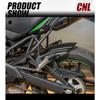 Rear Fender Mudguard for Kawasaki Versys 650 2015-2026 2025 2024 2023 2022 Carbon Fiber Grain Wheel Cover Tire Splash Mud Guard