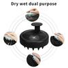 Silicone Brush Scalp Head Washing Hair Curly Hairbrush Pocket Professional Smooth Cleaning Massage Gifts for Girls