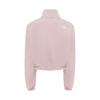 The North Face Embroidered Logo Stand Collar Zip Short Sleeve Jacket Women jackets Light-Pink NJ3BR34L