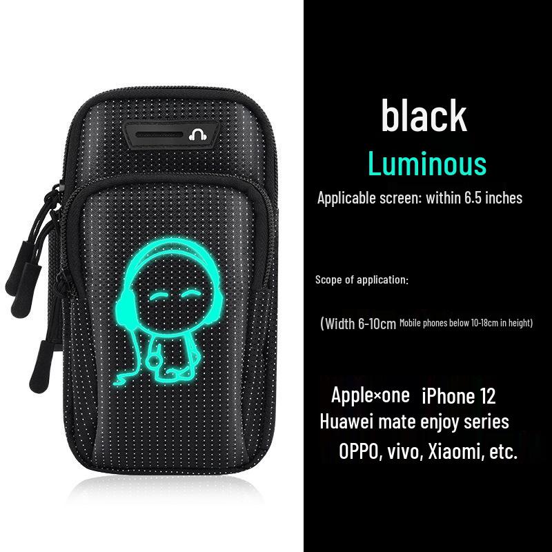 Men's and Women's Waterproof Running & Hiking Phone Armband: Large Capacity, Arm & Wrist Bag