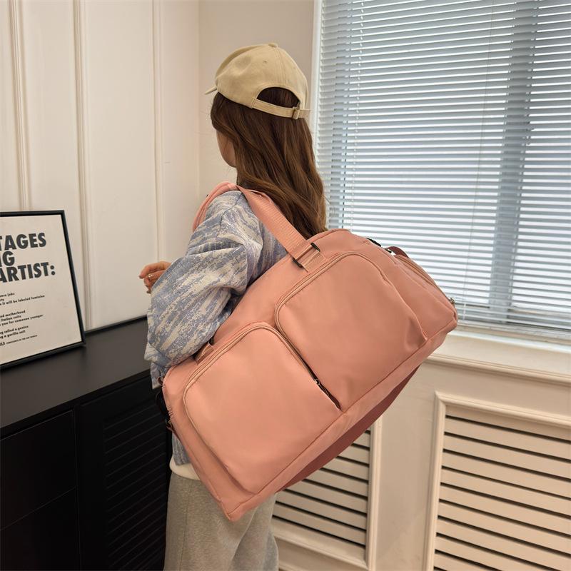 Simple Casual Dry and Wet Separation with Shoes Warehouse Yoga Fitness Bag Can Be Put On Tie Rod Luggage When Traveling