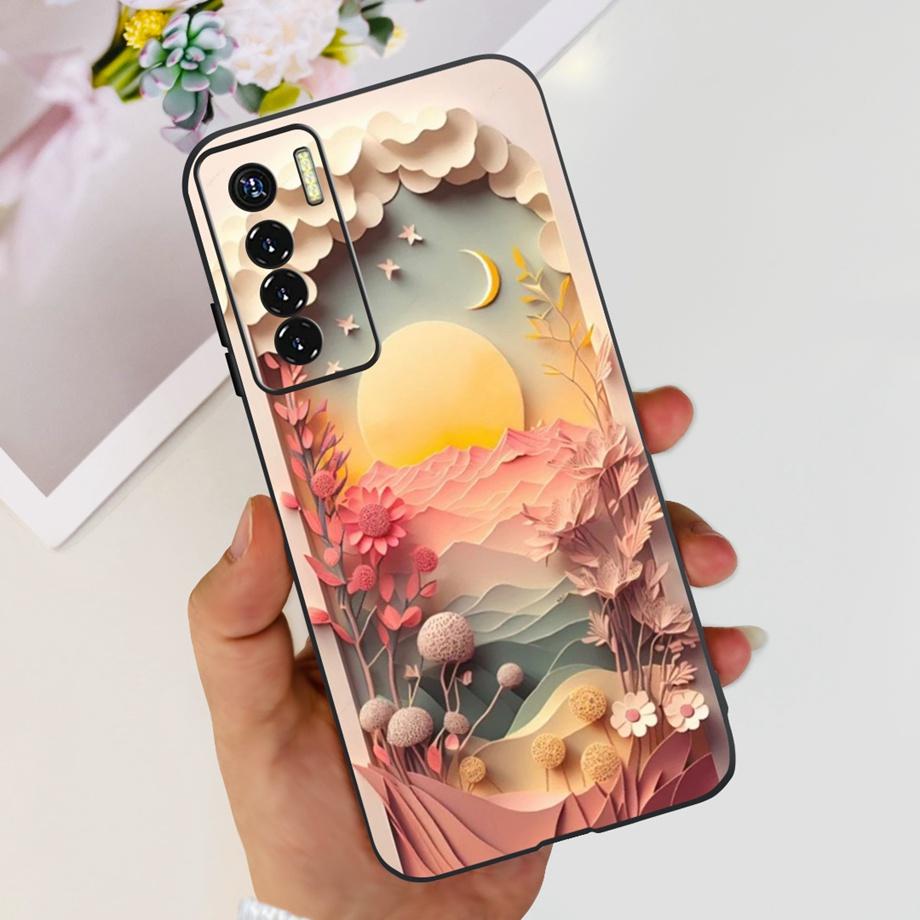 For Tecno Camon 17 Pro / Camon17 CG6 CG8 Case Cute Cartoon Dragon Astronaut Pattern Luxury Soft Silicon Phone Bumper Back Cover