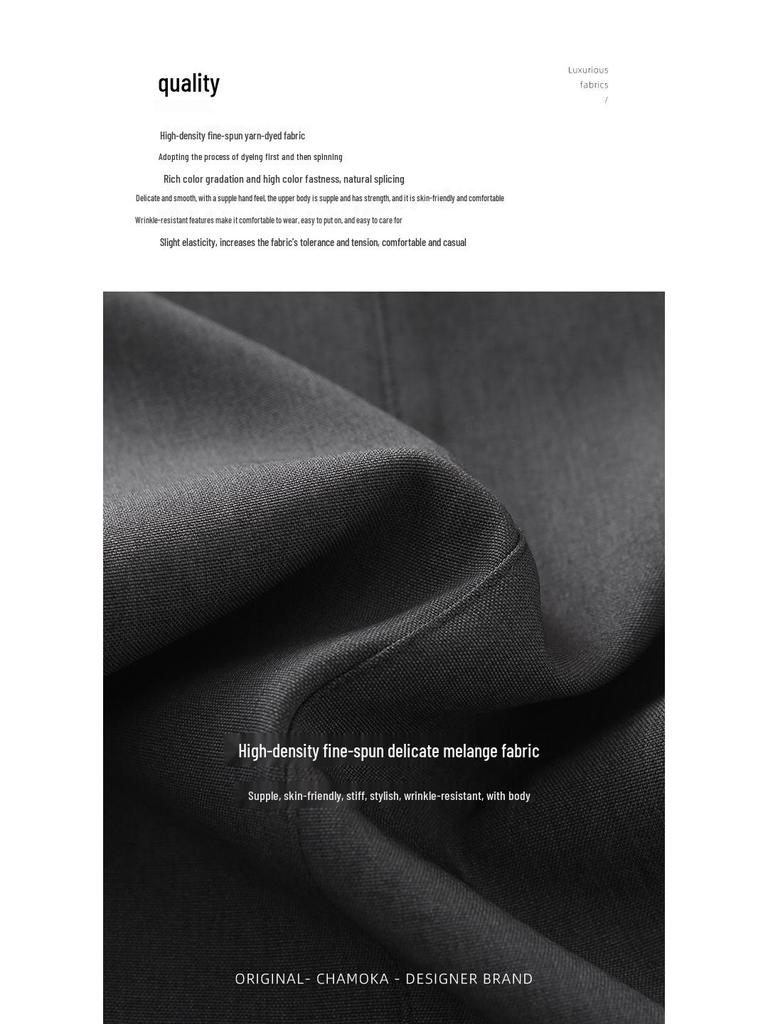 Women's High-Waisted Gray Wide-Leg Trousers - Spring/Autumn 2025 Collection