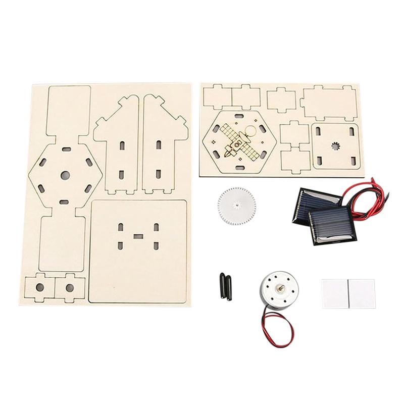 Creative Artificial Satellite Space Models Children's Educational Handmade Materials Assembly Toys Diy Small Production