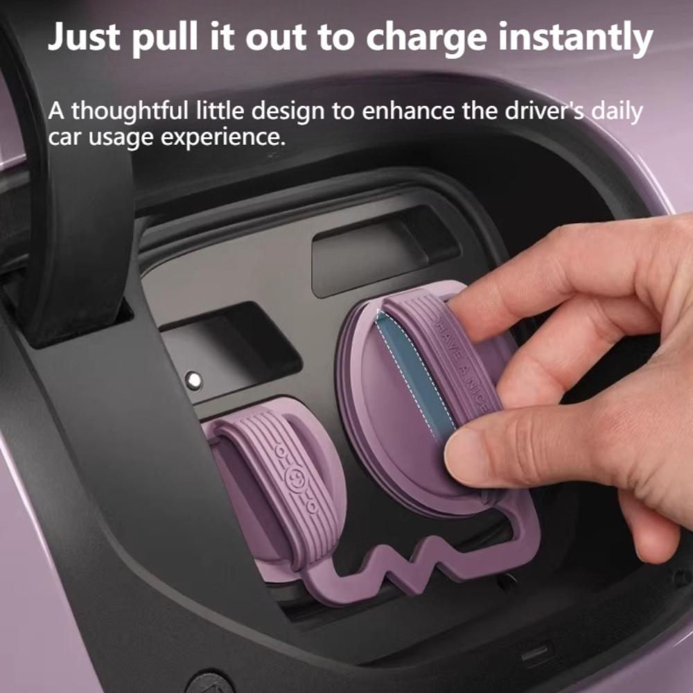 For Xiaomi YU7 Charging Port Waterproof Cover Silicone Integrated Dustproof Protector Car Accessories