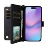 For iPhone Air Case with Shoulder/Wrist Strap Leather Phone Cover Stand Wallet