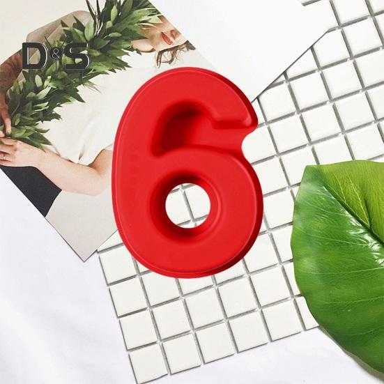 3D Digital Cake Mold Silicone Nonstick Number Cake Pan for Cakes High Low Temp Resistant Anti-Slip Texture Surprise Birthday Bread Mold