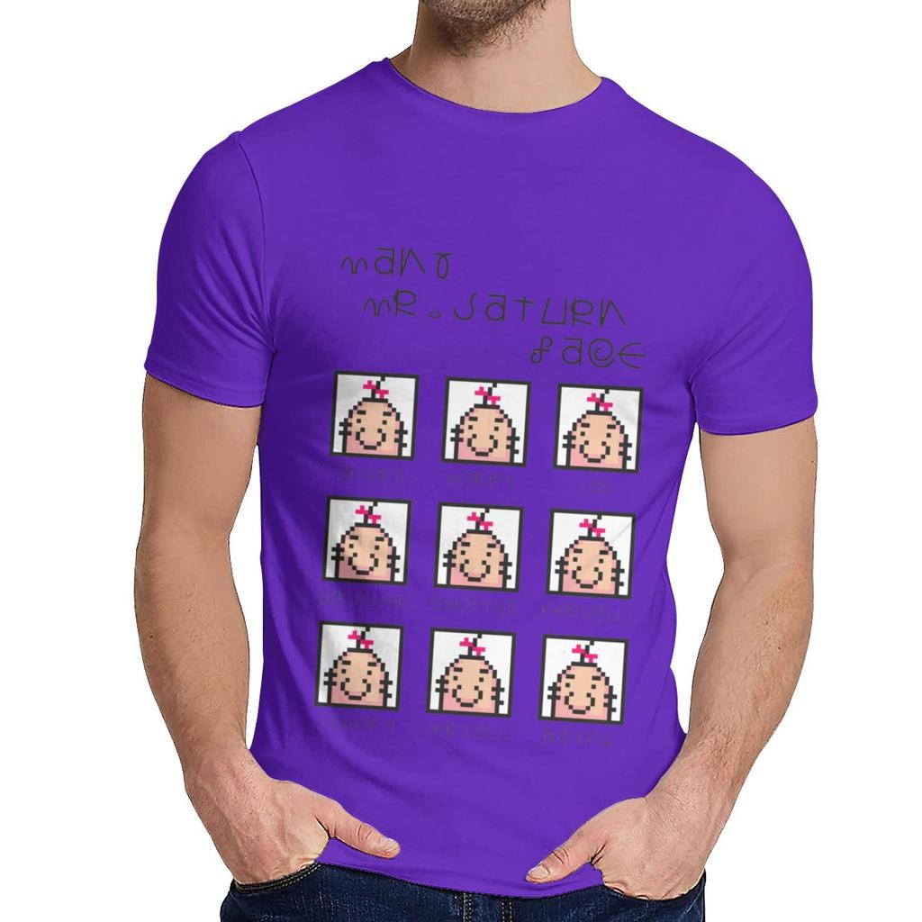 O Neck Many Face Earthbound Mother Rpg T Shirt Crazy For Male Natural Cotton La