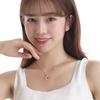 Elegant Heart Shaped Memory Necklace With Unique I Love You Feature Projection