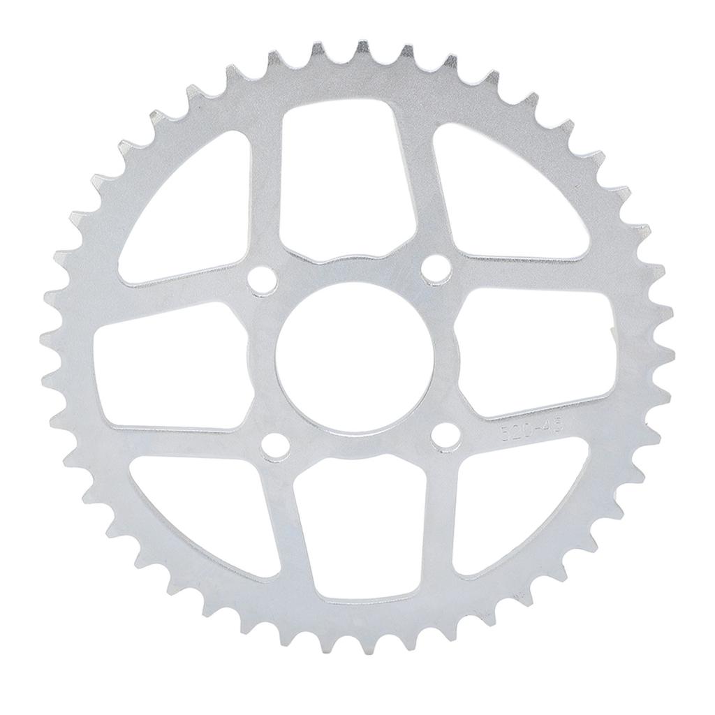 45T Steel Rear Back Sprocket Cog 520 Chain Sprockets For DIY Motorcycle ATV Karting Repair