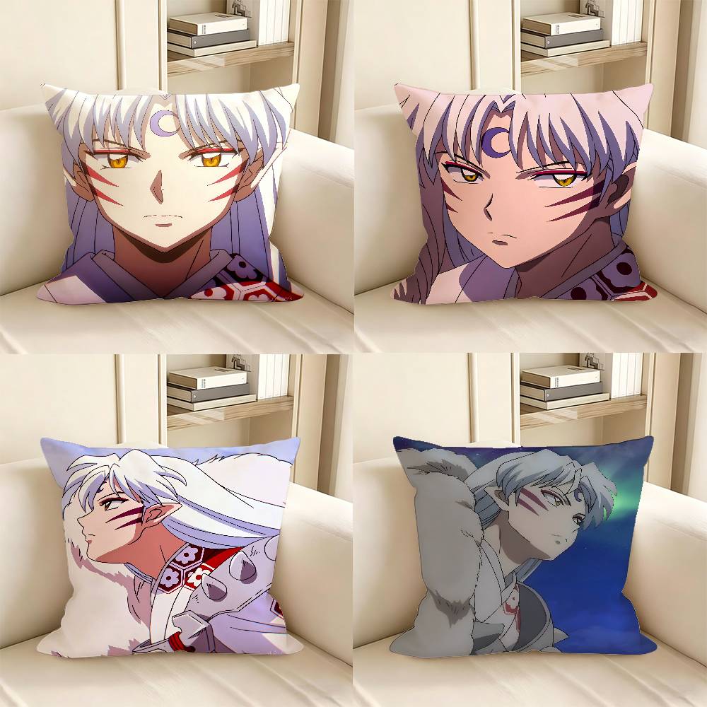 1pc Sesshomaru Pillow Case Fashion Square Pillowcase Bedroom Sofa Room Ins Decoration Leisure