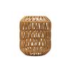 Solar Lantern Handmade Rattan Outdoor Light Camping Lantern Patio Garden Landscape Lighting Solar Powered Ambient Light for Outdoor Use