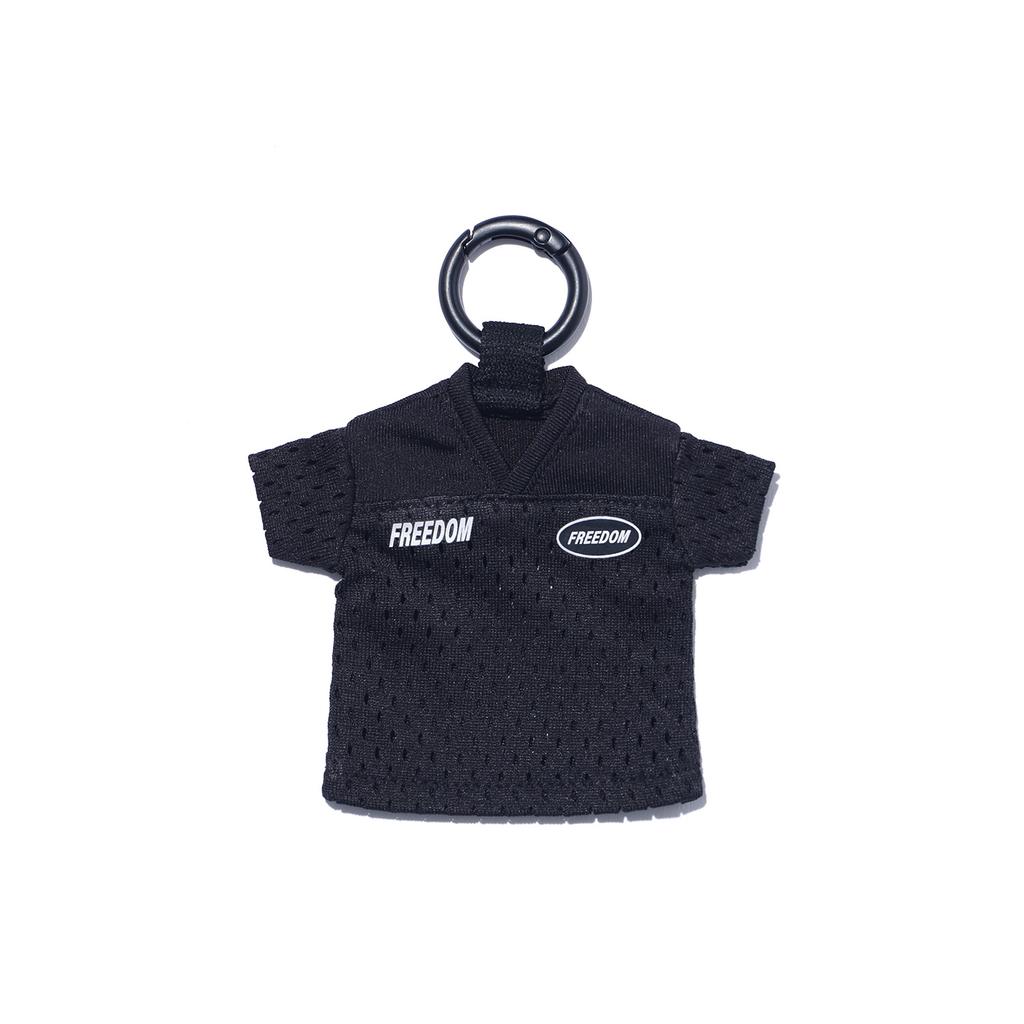 FREEDOM Mini Rugby Keyring (Black)
