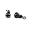 MNFT 12Pcs Fishing Swivels 3 Way Brass Alloy Cross-line Rolling Fishing Swivel Crane Tackle Connector Size L M S