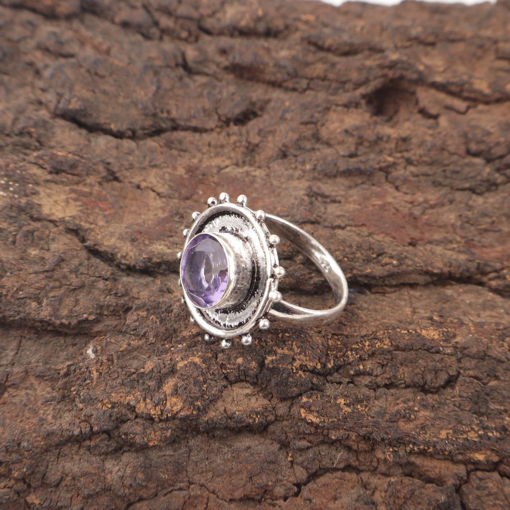 Sisters Day Deal Iolite Gemstone 925 Sterling Silver New Stackable Ring Jewelry RR-49-12