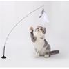 Strong Suction Cup Cat Teaser Wand: Detachable Long Rod with Feather, Bell, and Self-Play Interactive Toy