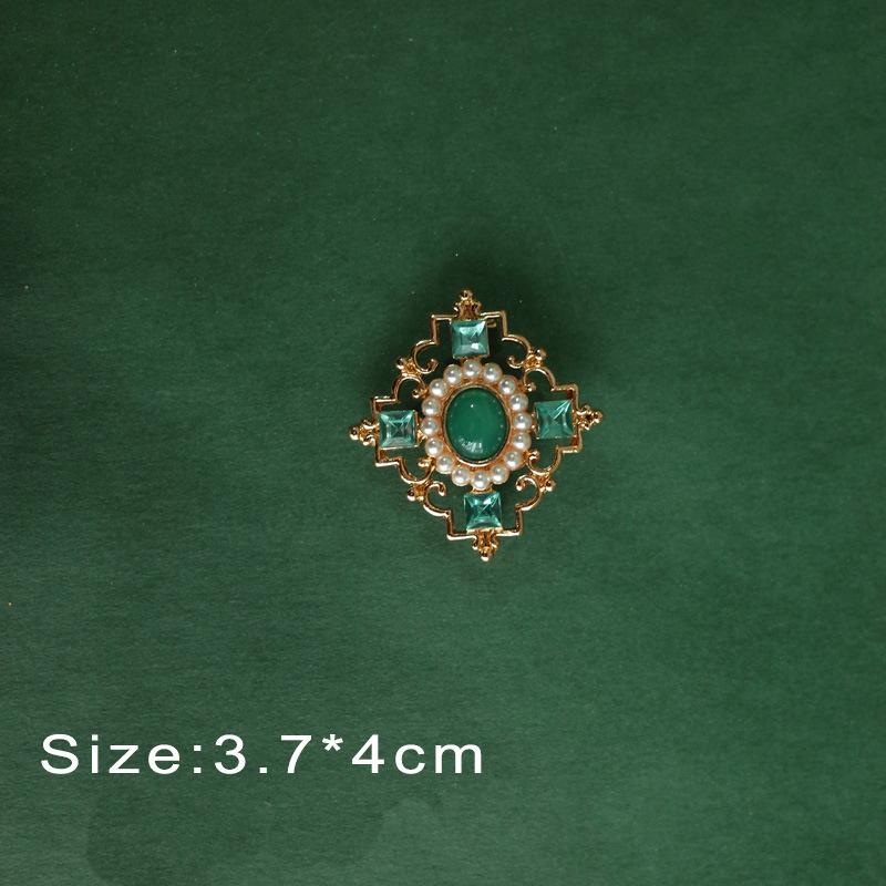 Винтажная брошь в стиле барокко с драгоценными камнями, средневековая женская праздничная брошь в виде животного и насекомого