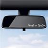 DXNQ 2PCS Trust In God Rearview Mirror decal,Car Vinyl Rearview Mirror Decorative Sticker,Waterproof Believe In God Sticker,Suitable for Cars,