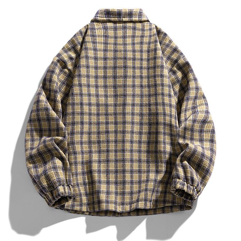 Large Woolen Jacket Men's Jacket Men's Knitted Loose Fitting Men's Clothing