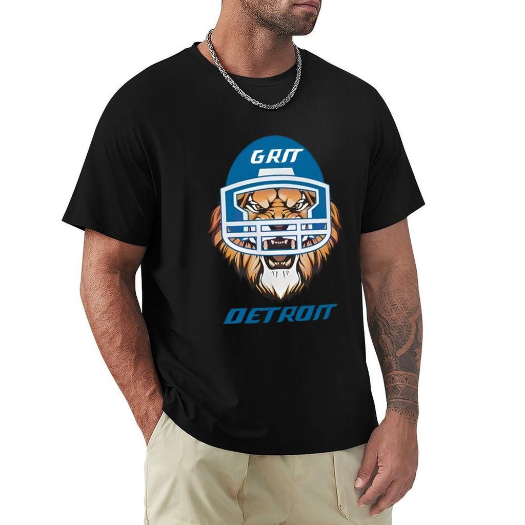 Grit lions football 2024 TShirt Summer Sports Quick Dry TShirt