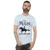Disney Mens Mulan Movie Mono Horse T-Shirt