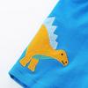 European Style Boys' Cartoon Dinosaur Embroidered Shorts, Summer Capris for Medium and Small Children